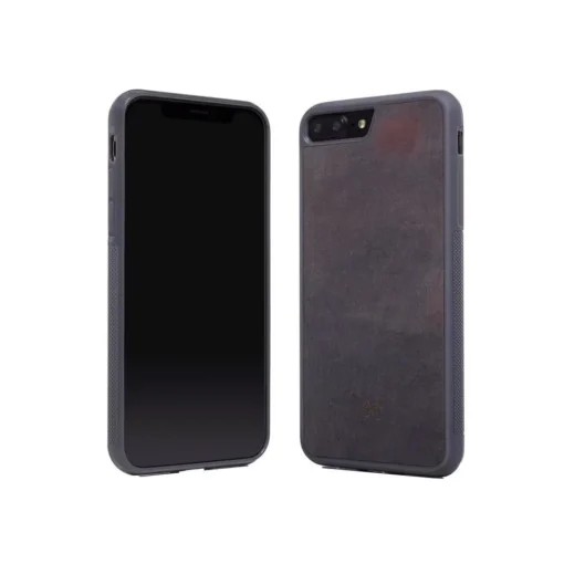 Woodcessories - Eco Bumper - Stone Cover - Volcano Black - iPhone 8 Plus / 7 Plus - Real Stone Cover - Eco Case - Bumper - Avvenice^ Case