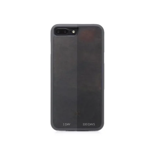 Woodcessories - Eco Bumper - Stone Cover - Volcano Black - iPhone 8 Plus / 7 Plus - Real Stone Cover - Eco Case - Bumper - Avvenice^ Case