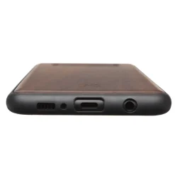 Woodcessories - Eco Bumper - Walnut Cover - Black - Samsung S10 - Wooden Cover - Eco Case - Bumper Collection - Avvenice^ Case