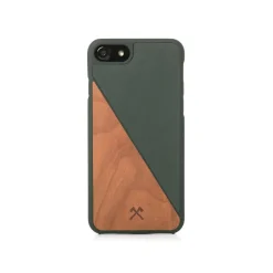 Woodcessories - Eco Split - Cherry Cover - Green - iPhone 8 Plus / 7 Plus - Wooden Cover - Eco Case - Split Collection - Avvenice^ Case