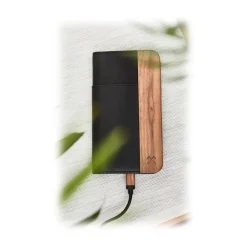 Woodcessories - Eco Wallet Flip Cover - Real Wood and Leather - Rich Walnut - iPhone 8 Plus / 7 Plus - Eco Case - Avvenice