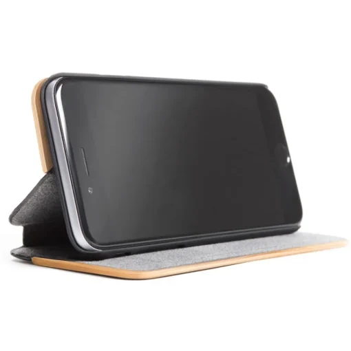 Woodcessories - Eco Wallet Flip Cover - Real Wood and Leather - Maple - iPhone XS Max - Eco Case - Flip Collection - Avvenice^ Case