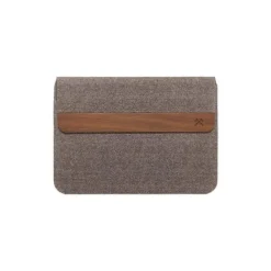 Woodcessories - MacBook Eco Pouch Cover - Walnut and Wool - MacBook 11 12 13 - Mac Case - Real Wood MacBook Bag - Avvenice