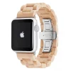 Woodcessories - Maple / Silver - Wooden Apple Watch Band 38 mm - Eco Strap - Stainless Steel - Wooden Apple Watch Strap - Avvenice^ Accessories