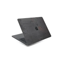 Woodcessories - Real Stone MacBook Cover - Antique White - MacBook 13 Pro / Pro Touchbar - Eco Skin Stone - Apple Logo - Avvenice