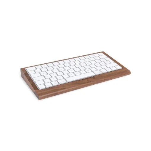 Woodcessories - Walnut / Apple Keyboard Tray - Apple Keyboard 2 - Eco Tray - Wooden Apple Keyboard Support - Avvenice^ Desk Supplies