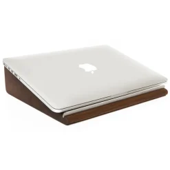 Woodcessories - Walnut / Ergonomic Wooden MacBook Lift - MacBook - Eco Stand - Wooden MacBook Support - Avvenice^ Desk Supplies