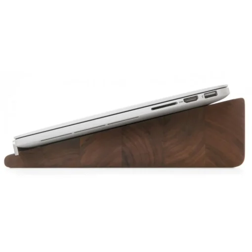 Woodcessories - Walnut / Ergonomic Wooden MacBook Lift - MacBook - Eco Stand - Wooden MacBook Support - Avvenice^ Desk Supplies
