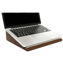 Woodcessories - Walnut / Ergonomic Wooden MacBook Lift - MacBook - Eco Stand - Wooden MacBook Support - Avvenice^ Desk Supplies