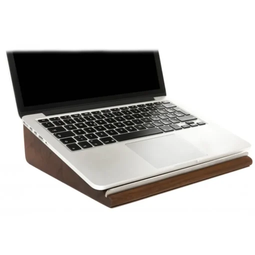 Woodcessories - Walnut / Ergonomic Wooden MacBook Lift - MacBook - Eco Stand - Wooden MacBook Support - Avvenice^ Desk Supplies