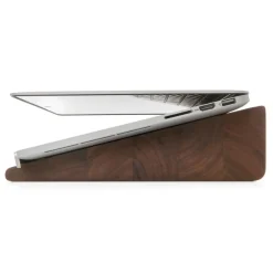 Woodcessories - Walnut / Ergonomic Wooden MacBook Lift - MacBook - Eco Stand - Wooden MacBook Support - Avvenice^ Desk Supplies