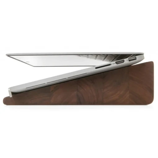 Woodcessories - Walnut / Ergonomic Wooden MacBook Lift - MacBook - Eco Stand - Wooden MacBook Support - Avvenice^ Desk Supplies