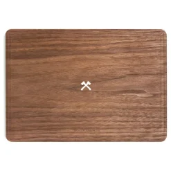 Woodcessories - Walnut / MacBook Skin Cover - MacBook 13 Air - Eco Skin - Axe Logo - Wooden MacBook Cover - Avvenice