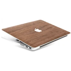 Woodcessories - Walnut / MacBook Skin Cover - MacBook 13 Pro - Eco Skin - Apple Logo - Wooden MacBook Cover - Avvenice