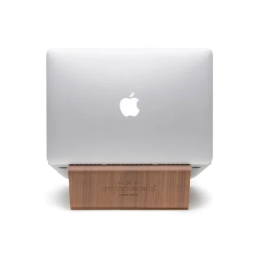 Woodcessories - Walnut / MacBook Stand - MacBook - Eco Lift Mini - Wooden MacBook Support - Avvenice^ Desk Supplies
