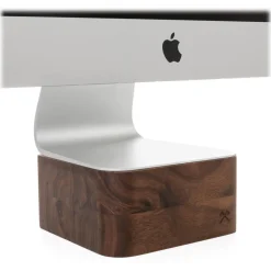 Woodcessories - Walnut / Premium Wooden iMac Stand - MacBook 27 - Eco Foot - Wooden MacBook Support - Avvenice^ Desk Supplies