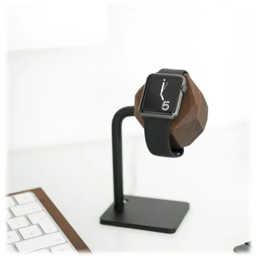 Woodcessories - Walnut / Wooden Apple Watch 1&2 Dock - Apple Watch - Eco Dock Watch - Wooden Apple Watch Support - Avvenice^ Desk Supplies