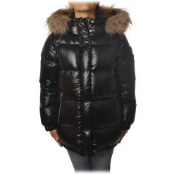 Woolrich - Aliquippa Parka with Fur-trimmed Hood- Black - Jacket - Luxury Exclusive Collection - Avvenice^ Jackets