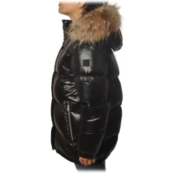 Woolrich - Aliquippa Parka with Fur-trimmed Hood- Black - Jacket - Luxury Exclusive Collection - Avvenice^ Jackets