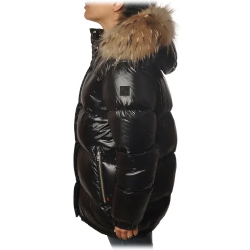 Woolrich - Aliquippa Parka with Fur-trimmed Hood- Black - Jacket - Luxury Exclusive Collection - Avvenice^ Jackets