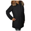 Woolrich - Arctic Parka with Hood and Contrasting Color Fur - Blue - Jacket - Luxury Exclusive Collection - Avvenice^ Jackets