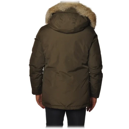 Woolrich - Artic Anorak Parka  with Fur-trimmed Hood - Green - Jacket - Luxury Exclusive Collection - Avvenice