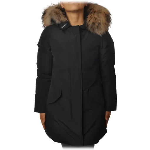 Woolrich - Artic Parka FR with Fur-trimmed Hood - Blue - Jacket - Luxury Exclusive Collection - Avvenice^ Jackets