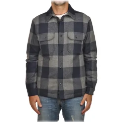 Woolrich - Check Patterned Shirt - Blue/Grey - Shirt - Luxury Exclusive Collection - Avvenice^ Shirts