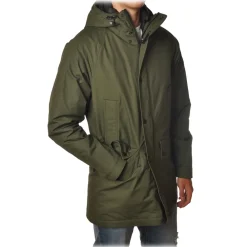 Woolrich - Cotton Parka Jacket with Hood - Green - Jacket - Luxury Exclusive Collection - Avvenice^ Jackets
