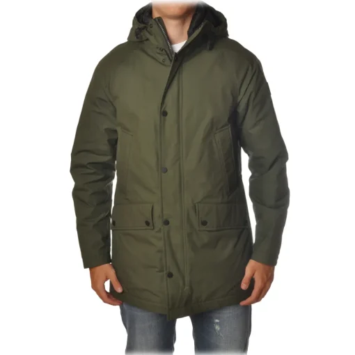Woolrich - Cotton Parka Jacket with Hood - Green - Jacket - Luxury Exclusive Collection - Avvenice^ Jackets