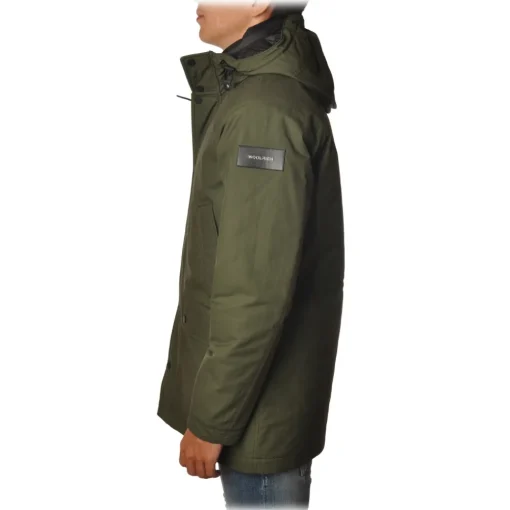 Woolrich - Cotton Parka Jacket with Hood - Green - Jacket - Luxury Exclusive Collection - Avvenice^ Jackets