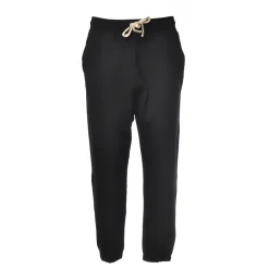 Woolrich - Fleece Sweatpants - Black - Luxury Exclusive Collection - Avvenice^ Trousers