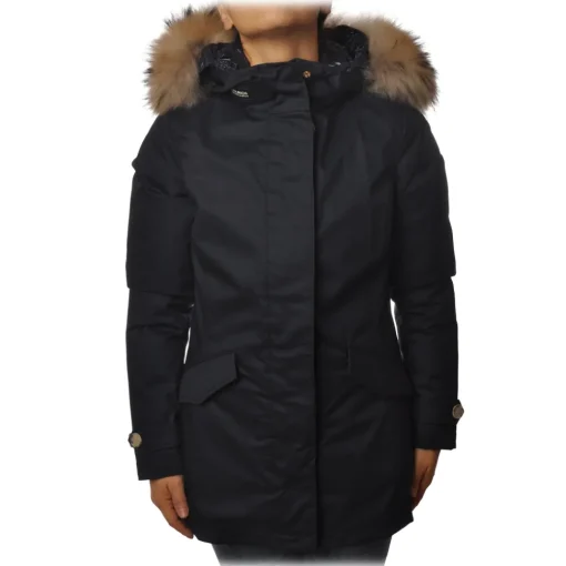 Woolrich - Jacket with Internal Padding and Hood - Blue - Jacket - Luxury Exclusive Collection - Avvenice^ Jackets
