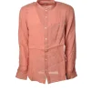 Woolrich - Korean Collar Shirt - Salmon - Shirt - Luxury Exclusive Collection - Avvenice^ Shirts