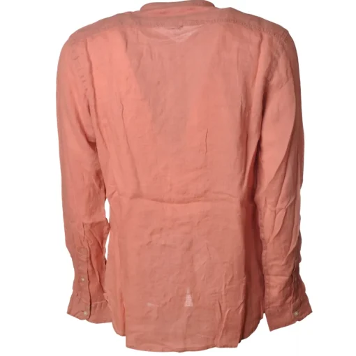 Woolrich - Korean Collar Shirt - Salmon - Shirt - Luxury Exclusive Collection - Avvenice^ Shirts