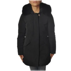 Woolrich - Luxury Arctic Parka With Fox Fur - Black - Jacket - Luxury Exclusive Collection - Avvenice