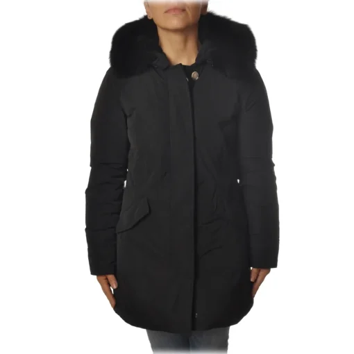 Woolrich - Luxury Arctic Parka With Fox Fur - Black - Jacket - Luxury Exclusive Collection - Avvenice