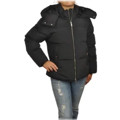 Woolrich - Parka Down Jacket with Removable Hood - Black - Jacket - Luxury Exclusive Collection - Avvenice^ Jackets