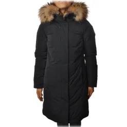 Woolrich - Parka in Semigloss Material - Blue - Jacket - Luxury Exclusive Collection - Avvenice^ Jackets