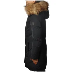 Woolrich - Parka in Semigloss Material - Blue - Jacket - Luxury Exclusive Collection - Avvenice^ Jackets