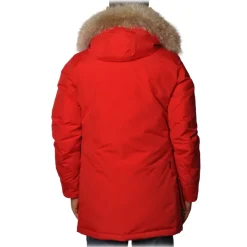 Woolrich - Parka With Detachable Fur - Red - Jacket - Luxury Exclusive Collection - Avvenice^ Jackets