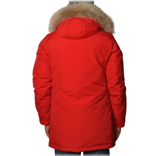 Woolrich - Parka With Detachable Fur - Red - Jacket - Luxury Exclusive Collection - Avvenice^ Jackets