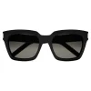 Yves Saint Laurent Eyewear Yves Saint Laurent - Bold SL1 Sunglasses with Square Thick Frames and Nylon Lenses - Black - Saint Laurent Eyewear - Avvenice