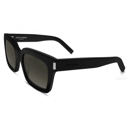 Yves Saint Laurent Eyewear Yves Saint Laurent - Bold SL1 Sunglasses with Square Thick Frames and Nylon Lenses - Black - Saint Laurent Eyewear - Avvenice
