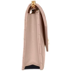 Yves Saint Laurent - Cassandre Envelope Chain Wallet in Grain De Poudre Leather - Pale Pink - Exclusive Collection - Avvenice