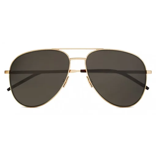 Yves Saint Laurent Eyewear Yves Saint Laurent - Classic SL 11 Folk Aviator Sunglasses with Double Metal Bridge - Gold - Saint Laurent Eyewear - Avvenice^ Sunglasses & Eyewear