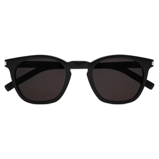 Yves Saint Laurent Eyewear Yves Saint Laurent - Classic SL 28 Sunglasses with Rounded Square Frame - Black White - Saint Laurent Eyewear - Avvenice