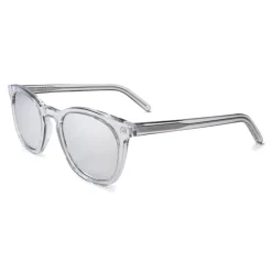 Yves Saint Laurent Eyewear Yves Saint Laurent - Classic SL 28 Sunglasses with Rounded Square Frame - Transparent - Saint Laurent Eyewear - Avvenice