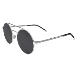 Yves Saint Laurent Eyewear Yves Saint Laurent - Classic SL 210 Round Sunglasses with Double Metal Bridge - Grey - Saint Laurent Eyewear - Avvenice