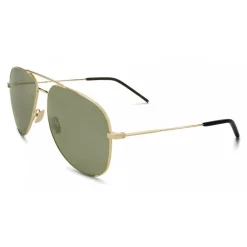 Yves Saint Laurent Eyewear Yves Saint Laurent - Classic SL 11 Aviator Sunglasses with Double Metal Bridge - Gold - Saint Laurent Eyewear - Avvenice